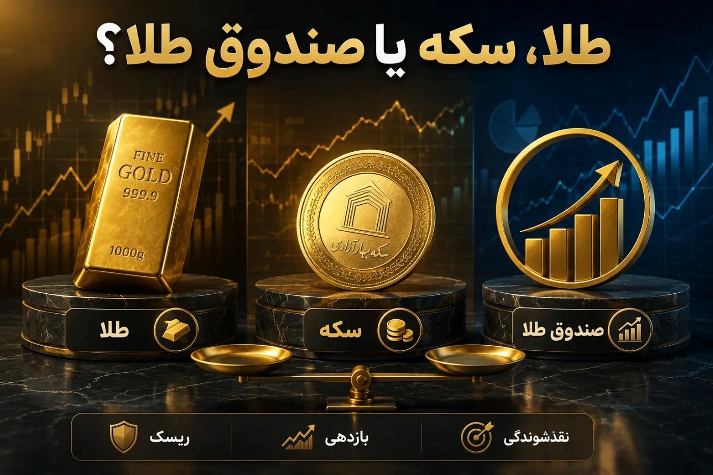 طلای واقعی یا سکه و صندوق طلا؟ بررسی تخصصی بازدهی و ریسک در سال ۱۴۰۵
